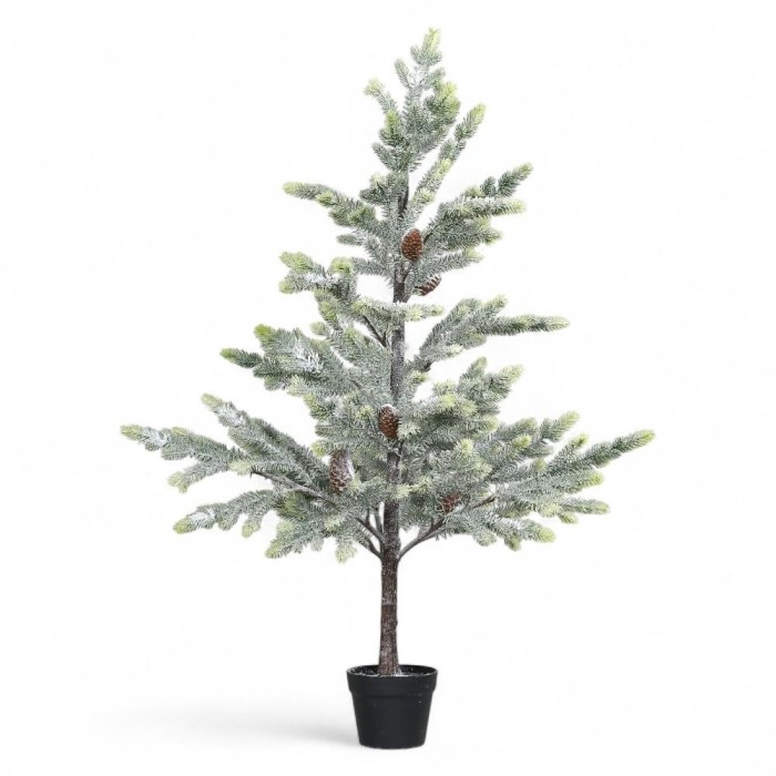 ABETE VERDE IN VASO CM.130